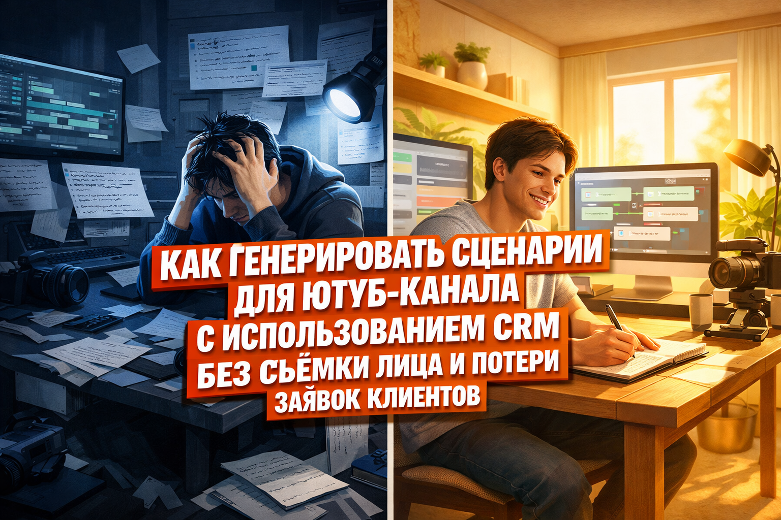 kak-generirovat-scenarii-dlya-yutub-kanala-s-ispolzovaniem-crm bez-semki-litsa-i-potery-zayavok-klientov